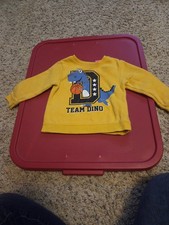 Garanimals Toddler "Team Dino" Yellow Sweatshirt - Size 18M Baby Sweatshirt price