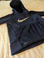 Nike Swoosh Hoodie 3 Toddler NEW With Tags Dri-Fit Navy Blue Baby Sweatshirt price