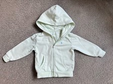 Ralph Lauren Baby Boy Light Mint Zip Hoodie 18M Baby Sweatshirt price