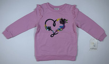 Flapdoodles Girls 3T Pink Heart Floral Sequin Sweatshirt Tunic NWT Toddler Baby Sweatshirt price