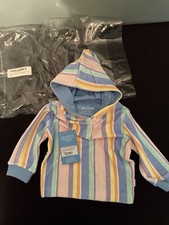 RuffleButts NWT Sweatshirt Or Coverup 6-12 months Snap at neck easy on & off Baby Sweatshirt price