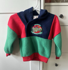 Kid Fusion Vintage Retro 24 Months Fleece Colorblock hoodie 80’s 90’s outdoor Baby Sweatshirt price