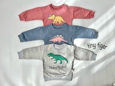 Baby Dinosaur Sweatshirt Kids Long Sleeve Cotton Pullover Toddler Casual Tops 80 Baby Sweatshirt price