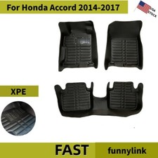 Front Foot Mats For Honda Accord 2014-2017 Washable Car Floor Cover XPE Full Set Car Floor Mat price