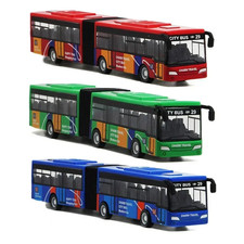 1:64 Alloy City Bus Model Vehicles City Express Bus Double Buses Diecast Vehicle Toy Vehicle price