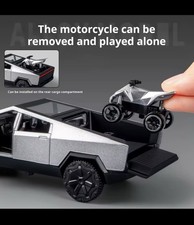 Cybertruck Toy off Road Vehicle Die Cast Model Car Beach Motorcycle Hobby Silver Toy Vehicle price