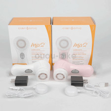 New Clarisonic Mia2 2-Speed Electric Face Cleanser Brush - White/Pink Full Kit Skin & Face Cleansing Devices price