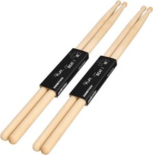 Drum Sticks, 2 Pair 5A Maple Drumsticks - made of hard maple wood Percussion Instruments price