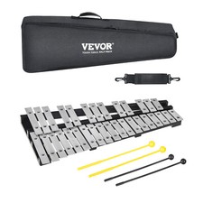 30 Note Glockenspiel Xylophone Bell Kit with Mallets, Drum Sticks and Bag Percussion Instruments price