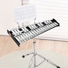 32 Note Glockenspiel Xylophone Bell Kit with Mallets Drum Sticks & Stand Percussion Instruments price