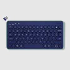 Bluetooth Wireless Keyboard Windows Mac PC Laptop (HeyDay) (Purple/Blue) NEW Wireless Keyboard price