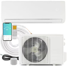 ROVSUN 9000 BTU Mini Split AC 20 SEER2 115V Heat Pump WiFi Alexa FreeShipping Heat Pump price