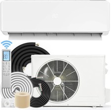 18000 BTU Mini Split AC Heat Pump 20 SEER2 230V 3 Level Eco 1250 Sq. Ft White Heat Pump price