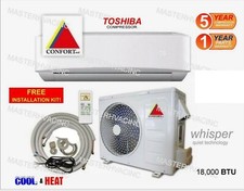 18,000 BTU Ductless Air Conditioner Heat Pump Mini Split 220V 1.5 Ton W/KIT,WiFi Heat Pump price