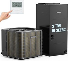 3 Ton 19 SEER2 Central Air Conditioner Heat Pump System with Air Handler Unit Heat Pump price
