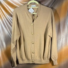 Harrods knightbridge Camel Knitwear men’s cardigan. 42” chest 151 Men's Sweater & Cardigan & Knitwear price