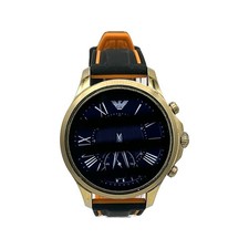 Emporio Armani Connected ART5004 Smartwatch 46mm Gold Tone Wear OS Touchscreen Used Smartwatch price