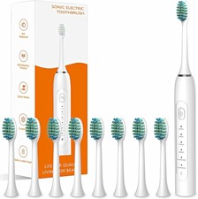 Waterproof Sonic Electric Toothbrush for Adults - 6 Modes with Pressure... Electric Toothbrush and Accessories price