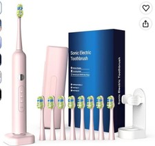 Electric Toothbrush Set, Comes with 8 Brush Heads & Travel Case,4 Modes with 2 M Electric Toothbrush and Accessories price