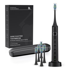 Sonic Electric Toothbrush for Adults with 5 Toothbrush Replacement Heads Electric Toothbrush and Accessories price