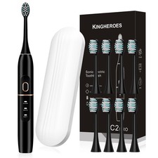 Electric Toothbrush Set, Comes with 8 Brush Heads & Travel Case,4 Modes Electric Toothbrush and Accessories price