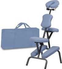 Portable Massage Chair Lightweight Foldable Tattoo Chair with Carrying Case Blue Massage Chair price
