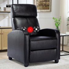 EBELLO Home Theater Seating Massage PU Leather Recliner Chair for Living Room Massage Chair price