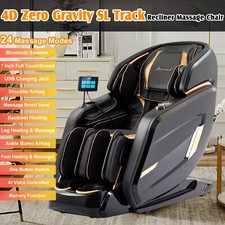 Full Body 4D Zero Gravity Massage Chair Recliner SL Track,AI Voice,Heat,24 Modes Massage Chair price