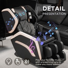 2026 Massage Chair Recliner with Zero Gravity with Full Body Air Pressure Black Massage Chair price