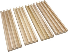 Domino Racks for Mexican Train Dominoes - Wooden Domino Holders Set of 4 Gaming Products price
