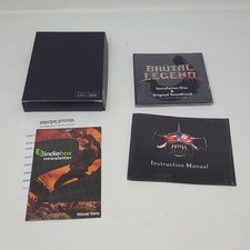 Brutal Legend IndieBox RARE LIMITED EDITION - Doublefine Productions - PC Game Gaming Products price