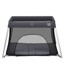Baby Playpen Playard Foldable Lightweight Crib Sleeping w/Carry Bag Dark Gray Baby Playpen & Cribs price