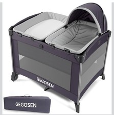 GEGOSEN Portable Baby Playard 4 in 1 Design, Foldable Baby Playpen with Removabl Baby Playpen & Cribs price