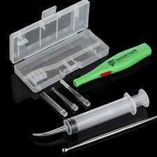 1set LED Tonsil Stone & Earwax Remover Tool with Irrigator and 3 Cleaning Tips Hygiene and Cleaning price