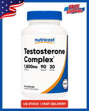 Testosterone Booster Supplement - 1800mg Complex, 30 Servings of 90 Capsules Organic Products price