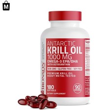 1000 mg Antarctic Krill Oil with Astaxanthin, 180 Softgels - Non-GMO & Soy Free Organic Products price