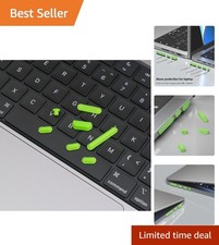 Durable Anti-Dust Covers for 2026-2021 MacBook Pro 14.2 & 16.2 – Green Silicone Laptop Accessories price