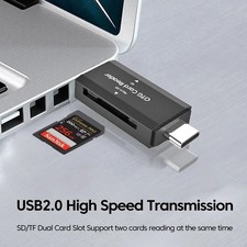 Type C SD TF Card Reader 2 in 1 USB 2.0 Card Reader for PC Laptop Accessories Laptop Accessories price