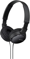 Sony ZX Series Wired On-Ear Headphones, Black MDR-ZX110 Headphones price