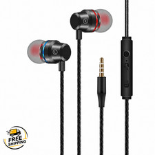 Headphones 3.5mm Wired HiFi Stereo Earbuds With Mic Super Bass Headphones price