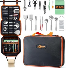 Portable Camping Cooking Utensils Set, Camp Kitchen & Campfire Cooking Equipment Camping Kitchen price