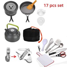 Camping Kitchen Equipment Camping Cooking Utensils Set Portable Picnic Cookware Camping Kitchen price