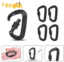 4 Pack 12KN Screw Locking D-shape Carabiner Aluminum  Tree Rigging Tool Climbing Gear price