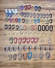 HUGE Climbing Gear Lot 86 Carabiners Black Diamond Petzl CAMP Metolius DMM + PIR Climbing Gear price