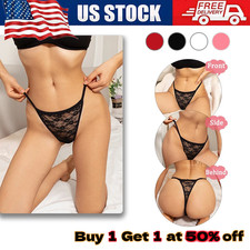 Women Sexy G-String Underwear Lace Panties Lingerie Thong Low Waist Intimates US Panties price