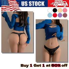 Women Sexy G-String Underwear Lace Panties Lingerie Thong Low Waist Intimates US Panties price