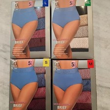 NEW Black Bow Women's 5 Pack High Waist Modal Brief All Sizes! Panties price