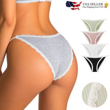 ‘Womens Sexy Panties Knickers Low Rise Briefs G-string Cotton Lingerie Underwear Panties price