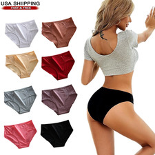Women Cotton Lace Panties Middle High Waisted Cool Comfort Underwear Assort New Panties price