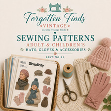 Buyers Choice of Sewing Patterns: Women's/Children's Hats, Gloves, Accessories Baby Gloves & Scarf price